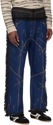 SC103 SSENSE Exclusive Indigo Jeans