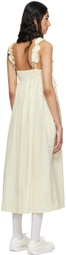 Cecilie Bahnsen Yellow Giovanna Midi Dress