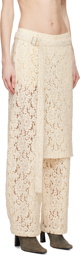 Eckhaus Latta Off-White Flora Trousers