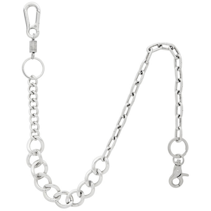 Photo: Martine Ali Silver Mixed Link Wallet Chain
