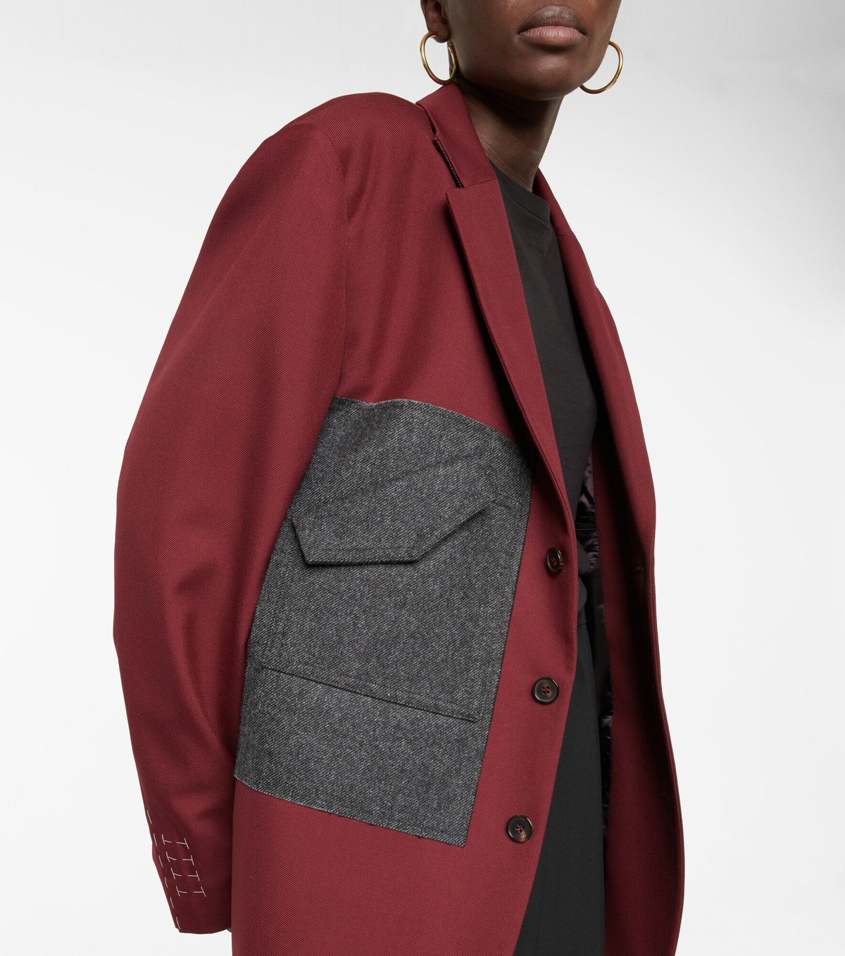 Maison Margiela - Single-breasted oversized blazer Maison Margiela
