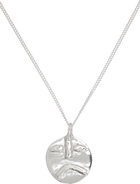 Alec Doherty Silver 'Good Day Bad Day' Pendant Necklace
