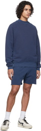 Les Tien Blue French Terry Yacht Shorts