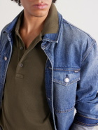 TOM FORD - Slim-Fit Lyocell-Piqué Polo Shirt - Green