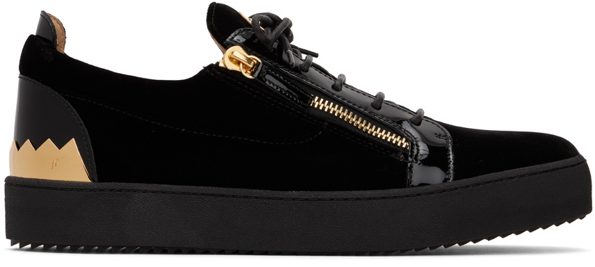 giuseppe zanotti frankie black gold