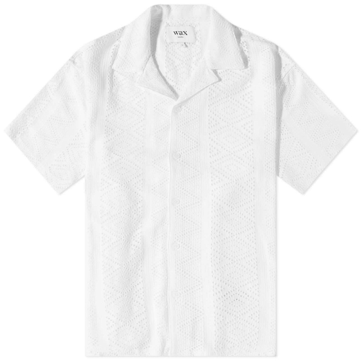 Photo: Wax London Men's Didcot Vacation Shirt in White Lace
