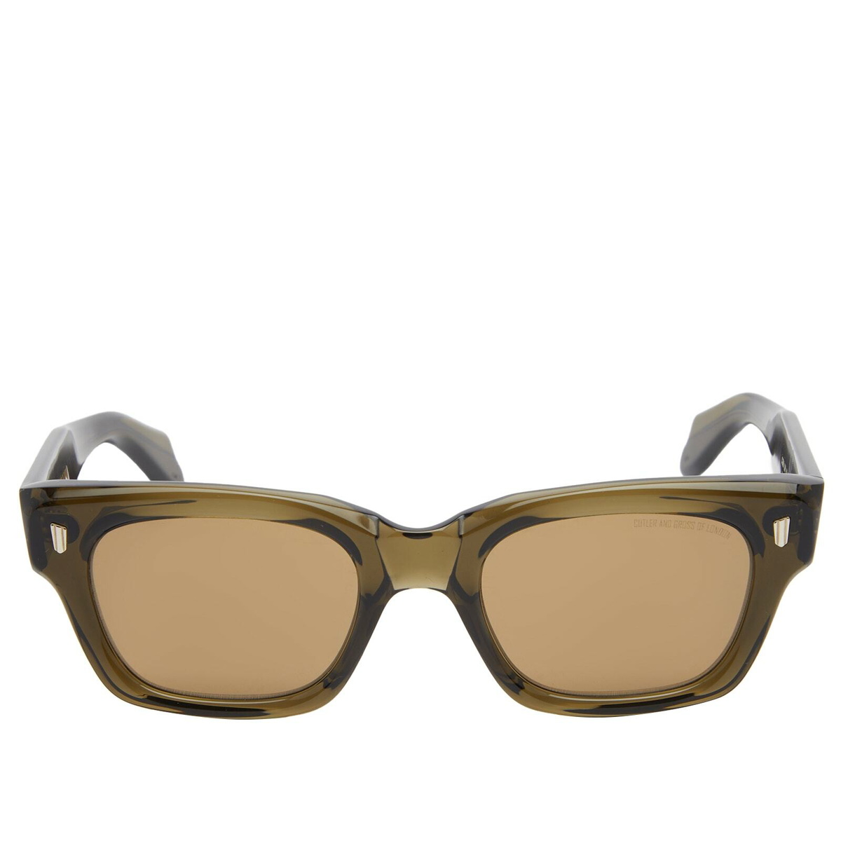Cutler and Gross 1391 Sunglasses in Olive 