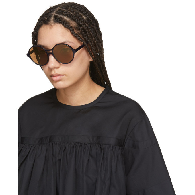 Thom Browne - Occhiali Da Sole Con Montatura Rotonda - Thom Browne Occhiali Da Sole Con Montatura Rotonda Thom Browne Eyewear