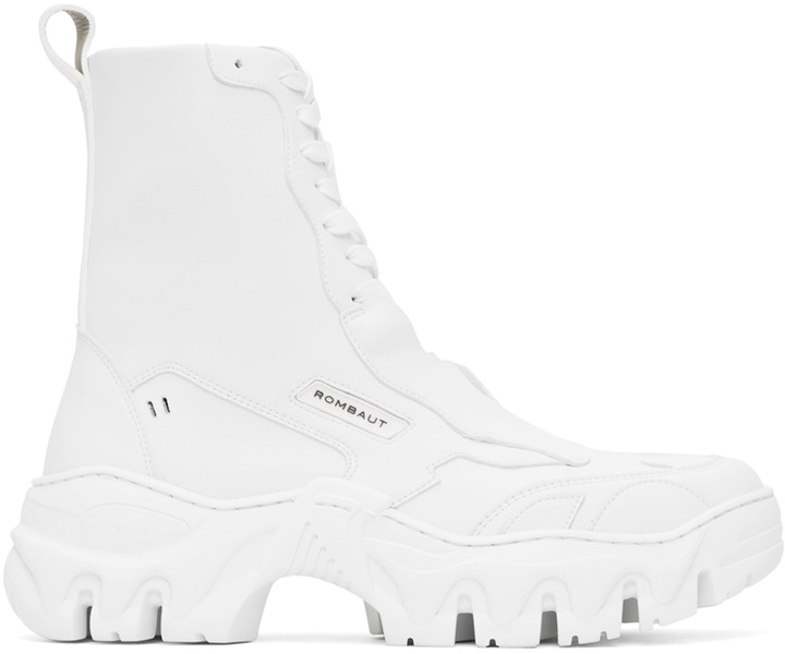 Photo: Rombaut White Boccaccio II Boot Sneakers