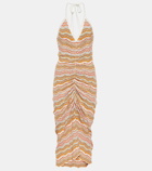 Veronica Beard Striped midi dress