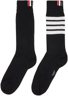 Thom Browne Black Tricolor Socks