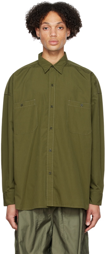 Photo: Nanamica Khaki Deck Shirt