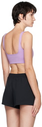 Girlfriend Collective Purple Tommy Sports Bra