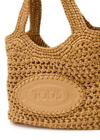 Tods Mancini Mini Raffia top Handle bag - Natural - One Size