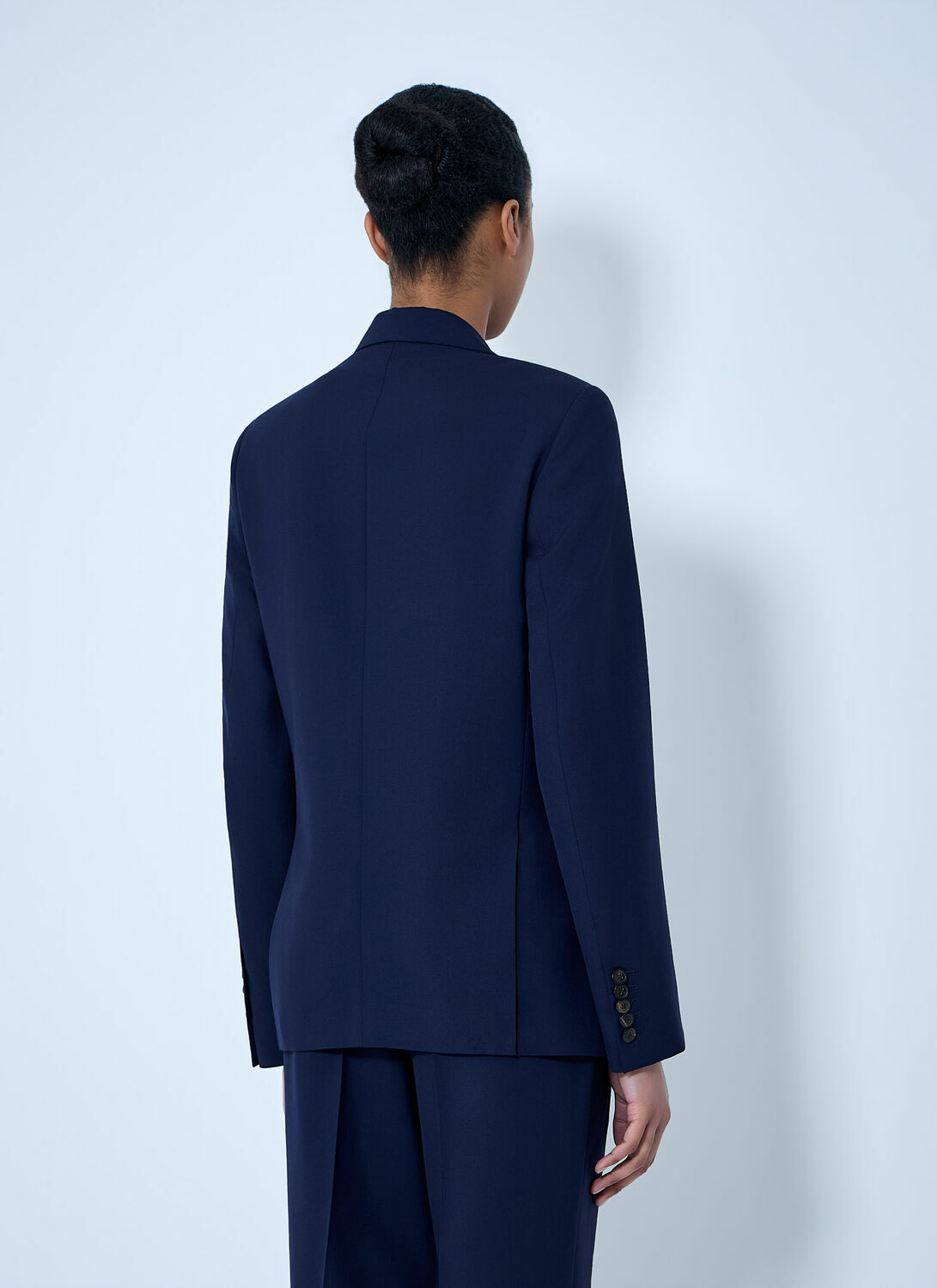 Dries Van Noten Double-Breasted Wool Blazer