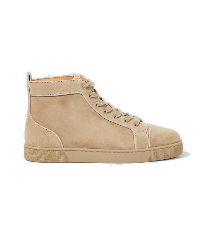 Photo: Christian Louboutin Louis suede high-top sneakers