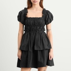 Damson Madder Women's Lyza Mini Dress in Black