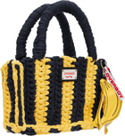 Charles Jeffrey LOVERBOY Navy & Yellow Bucket Tote