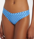 Montce Lulu plaid bikini bottoms