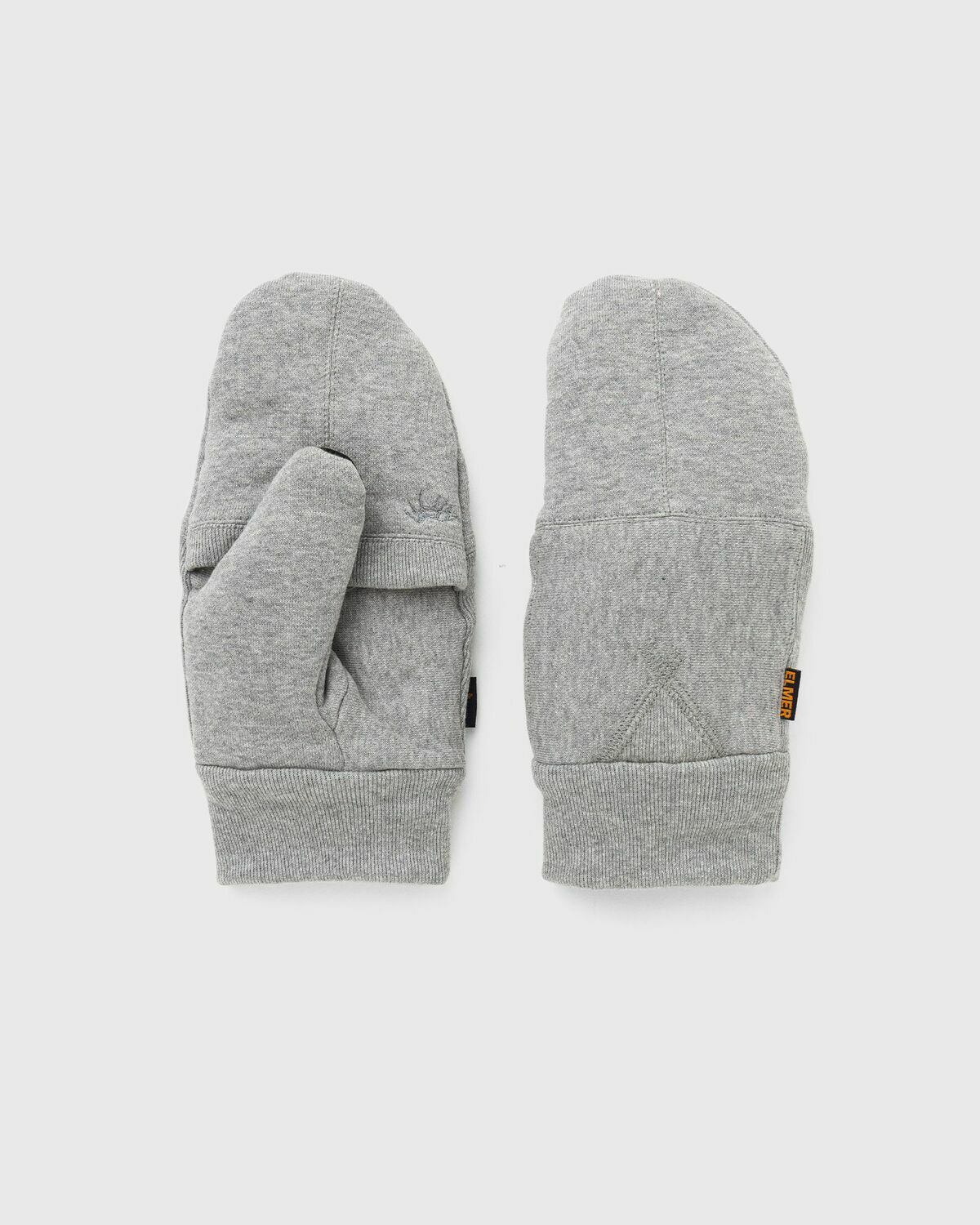 Elmer by Swany Cozy Sweat Mitten Grey Mens Glofe