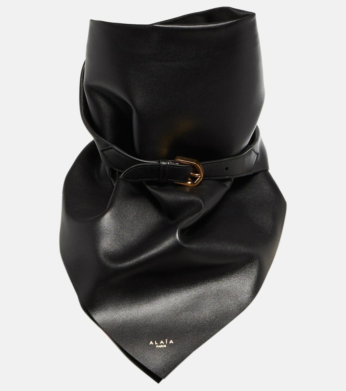 Alaïa Buckle leather scarf ALAÏA