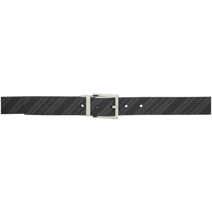 Photo: Givenchy Reversible Black and Grey Classic Belt