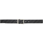 Givenchy Reversible Black and Grey Classic Belt