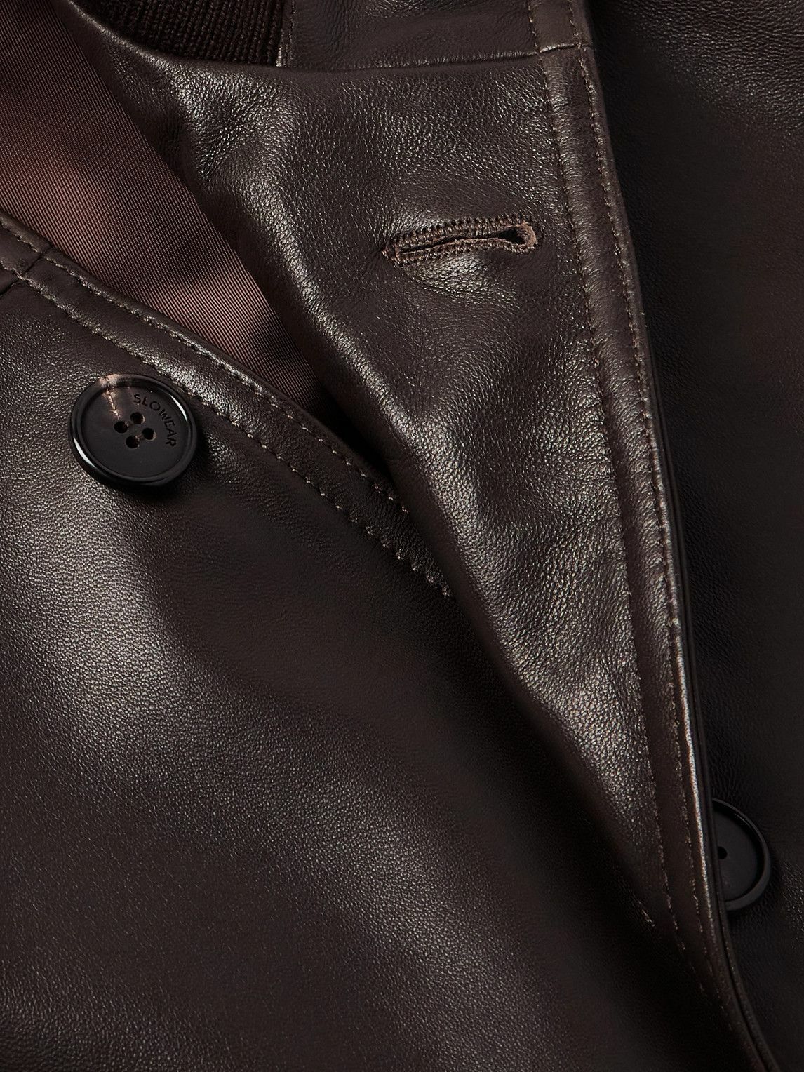Incotex - Leather Jacket - Brown