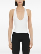 Ferragamo White Racerback Tank Top