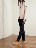 Belstaff - Kelbrook Slim-Fit Padded Quilted Shell and Wool Zip-Up Cardigan - Neutrals