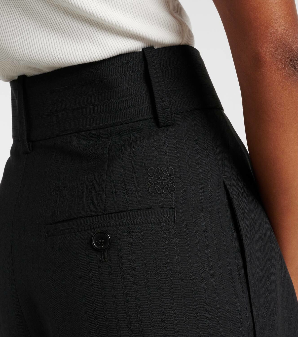 Loewe Wrap wool wide-leg pants Loewe