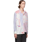 Loewe White Asymmetric Anagram Shirt