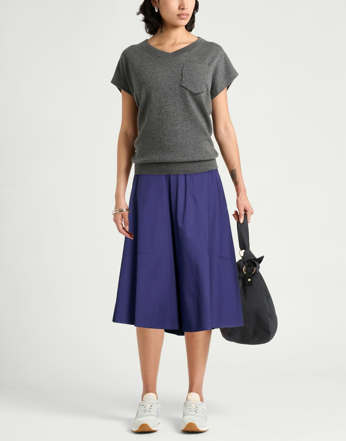 Vince. Womens Midi skirt in Purple