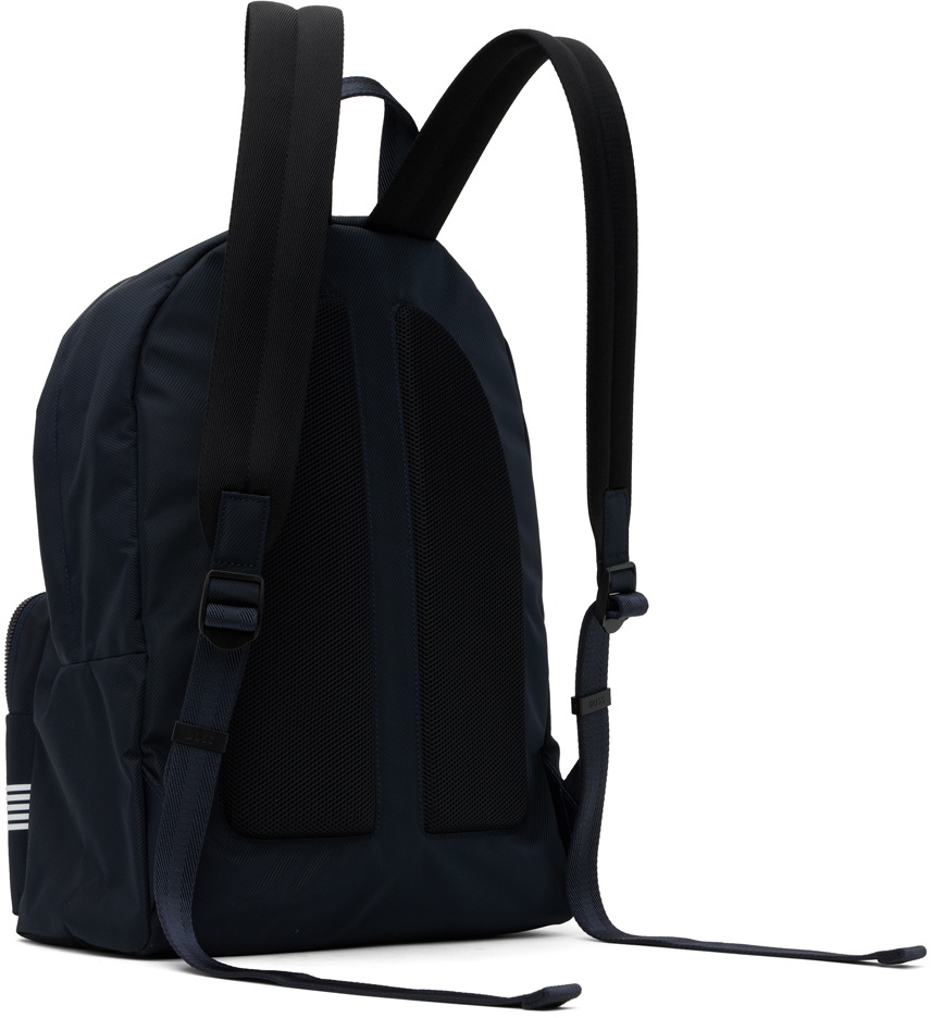 BOSS Navy Bonded Backpack BOSS