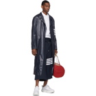 Thom Browne Navy Unconstructed Chesterfield Coat