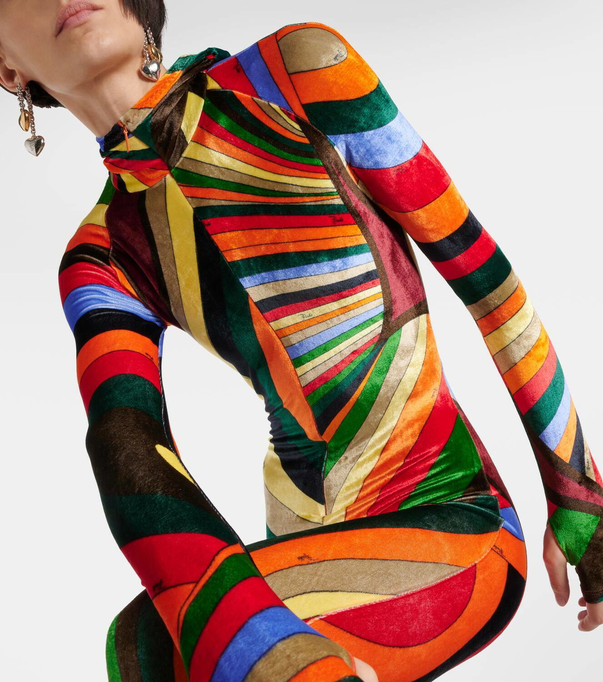 EMILIO PUCCI ストライプ バルーンシャツ EMILIO PUCCI ストライプ バルーンシャツ