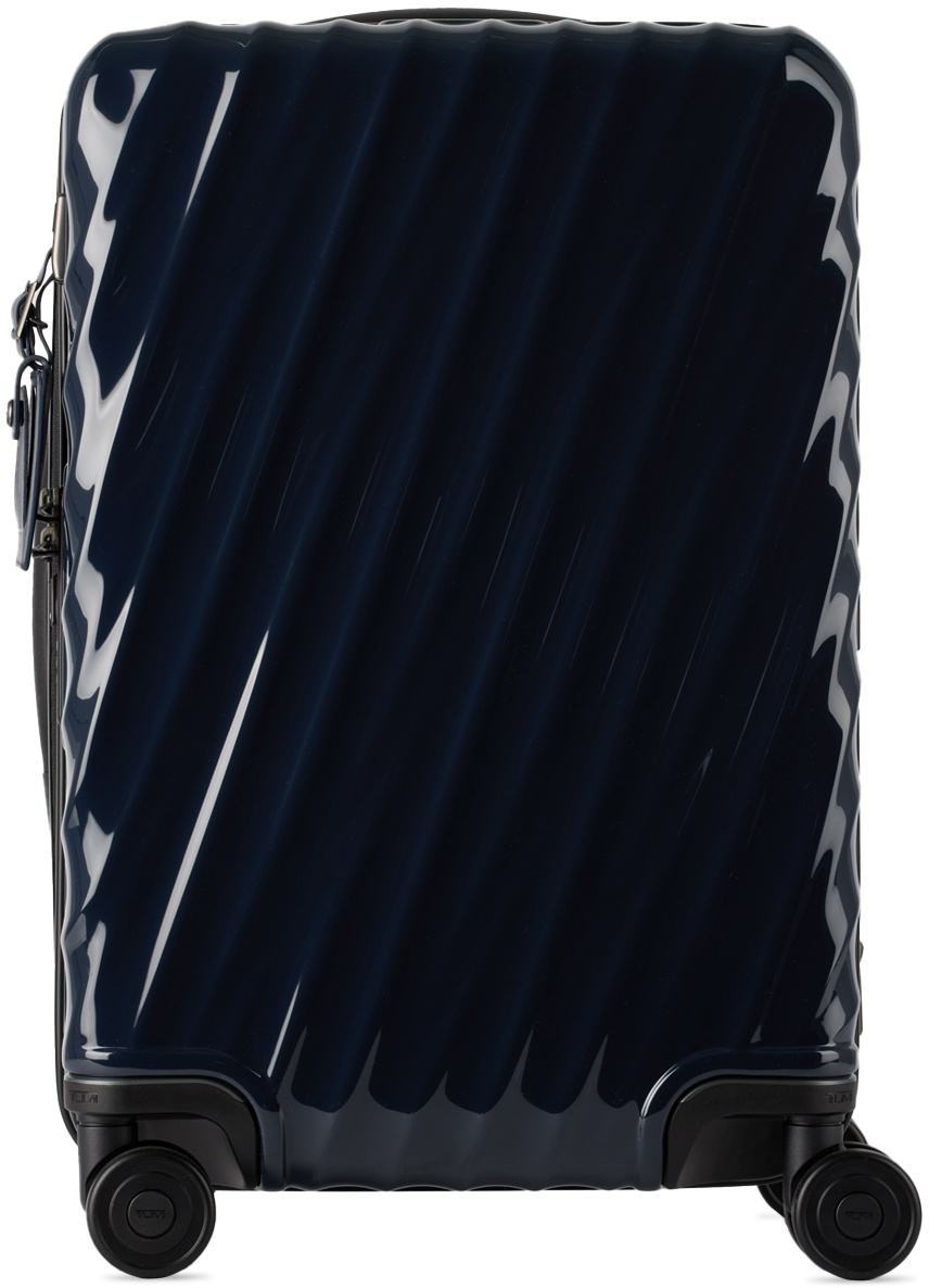 Tumi Navy 19 Degree International Expandable 4 Wheel Carry-On Suitcase