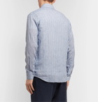 Frescobol Carioca - Striped Linen Shirt - Blue