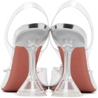 Amina Muaddi Transparent Begum Glass Sling 95 Heels