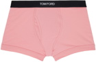 TOM FORD Pink Jacquard Boxers
