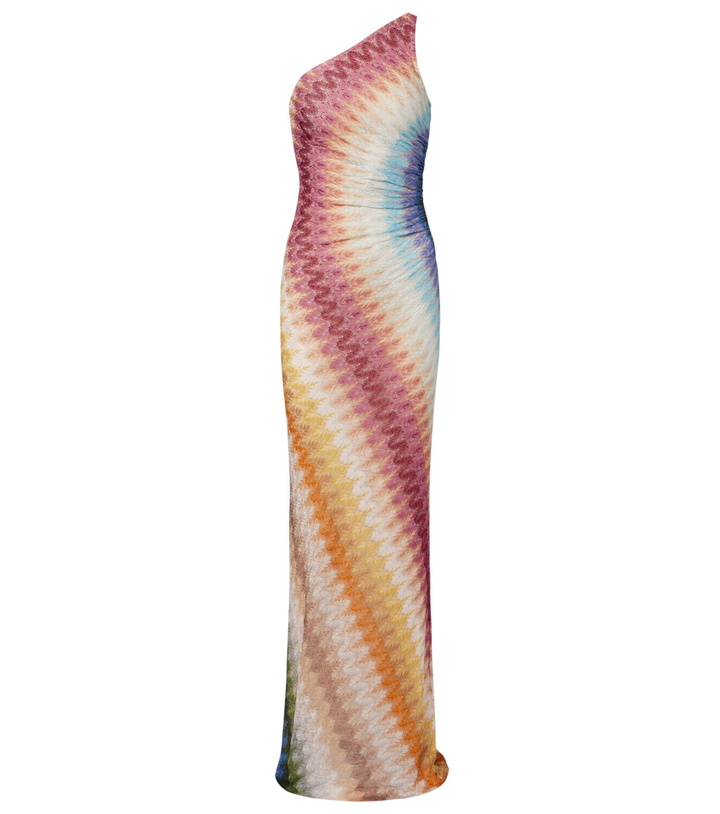 Photo: Missoni One-shoulder gathered maxi dress