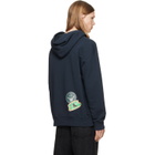 MM6 Maison Margiela Navy Cotton Hoodie