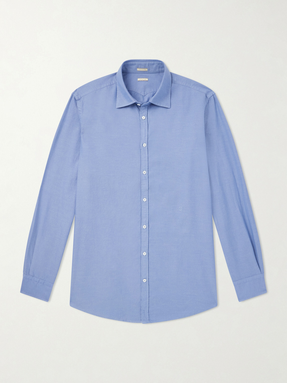 Massimo Alba - Genova Cotton-Chambray Shirt - Blue