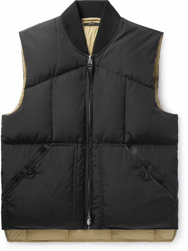 Photo: TOM FORD - Quilted Shell Down Gilet - Black