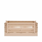 HAY Small Recycled Colour Crate in Powder 
