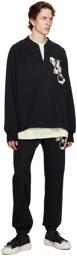 Y-3 Black Graphic Sweatshirt