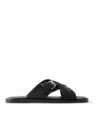 Christian Louboutin - Emircross Leather Sandals - Black