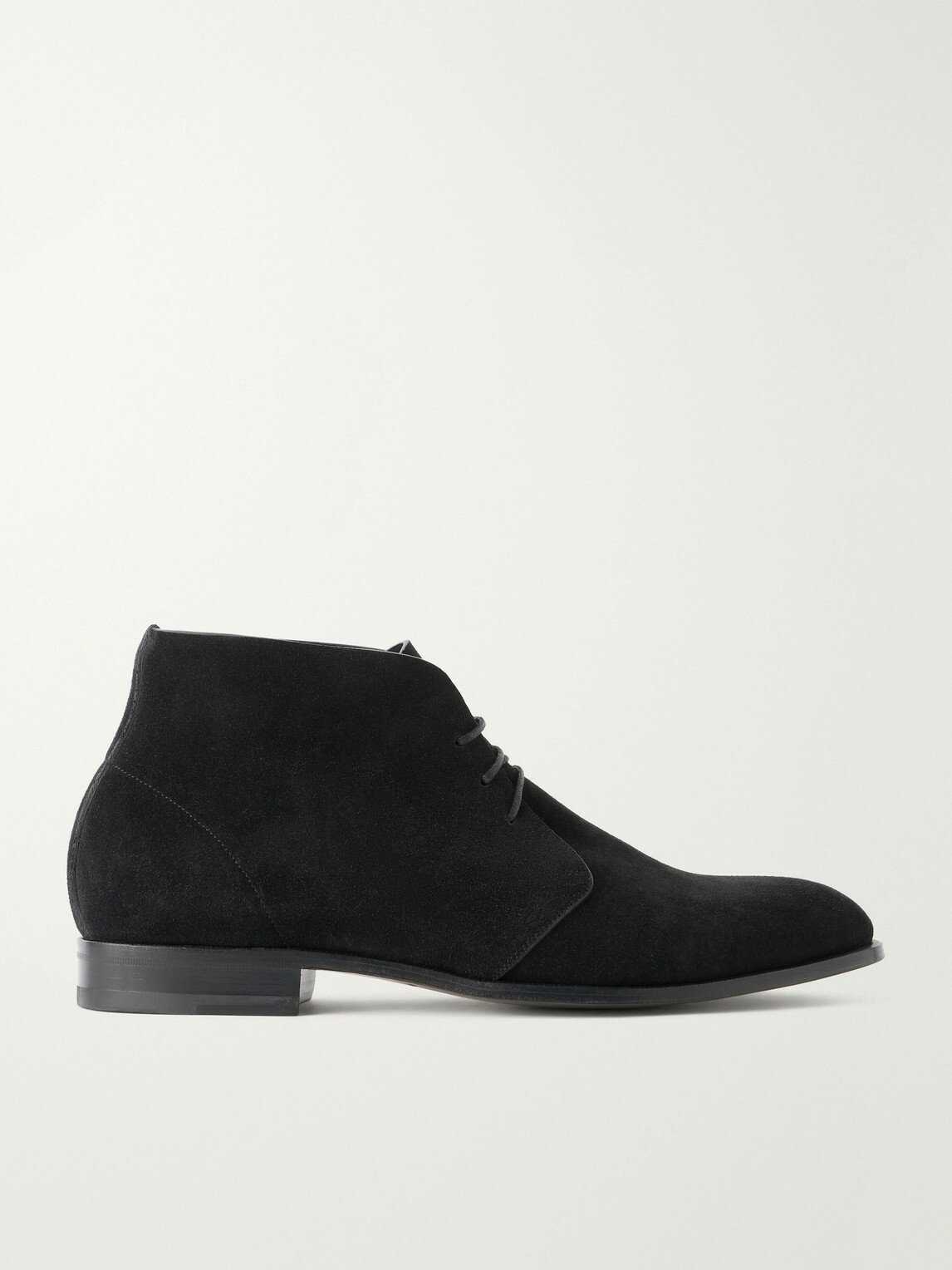 Manolo Blahnik - Berwick Suede Chukka Boots - Black