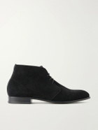 Manolo Blahnik - Berwick Suede Chukka Boots - Black