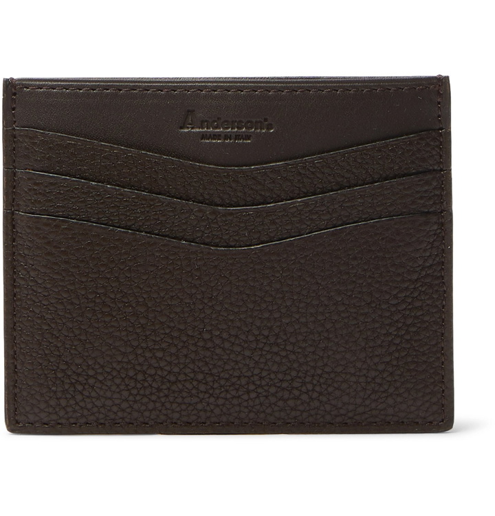 Photo: Anderson's - Full-Grain Leather Cardholder - Brown